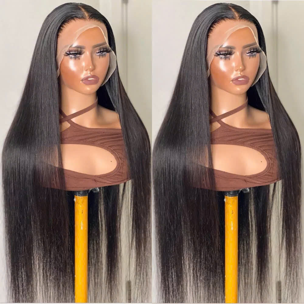 Natural Black Wig for Women – Vietnamese Human Hair, Long Straight 30 Inches