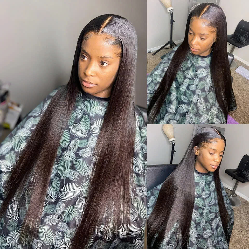 Natural Black Wig for Women – Vietnamese Human Hair, Long Straight 30 Inches