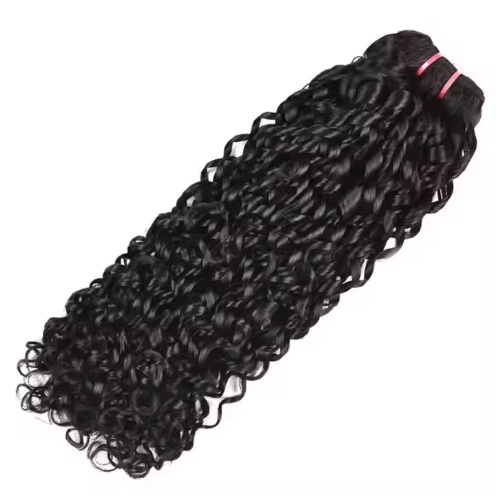 bouncy curly human hair bundles