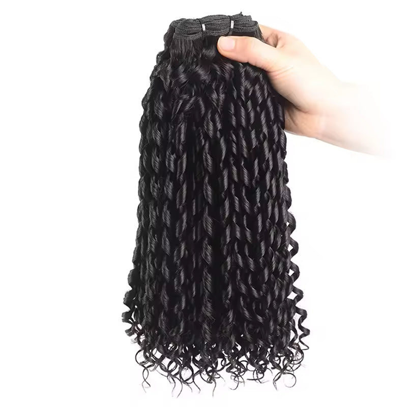 curly human hair bundles with closure