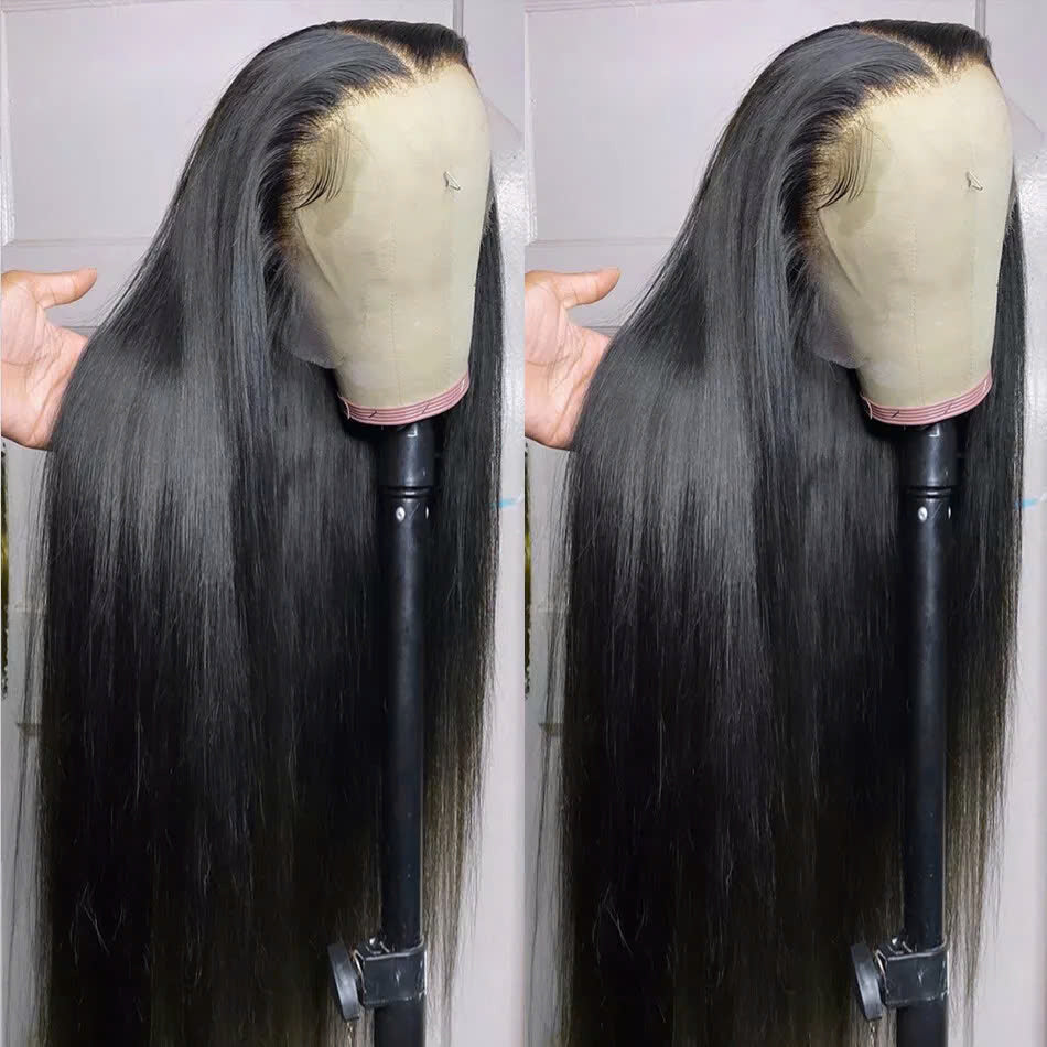 Natural Black Wig for Women – Vietnamese Human Hair, Long Straight 30 Inches