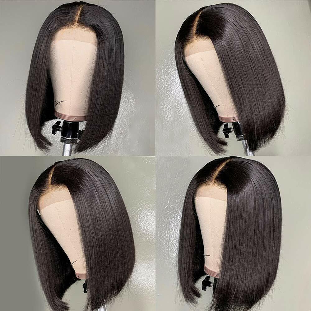 short human hair bob wigs for african american