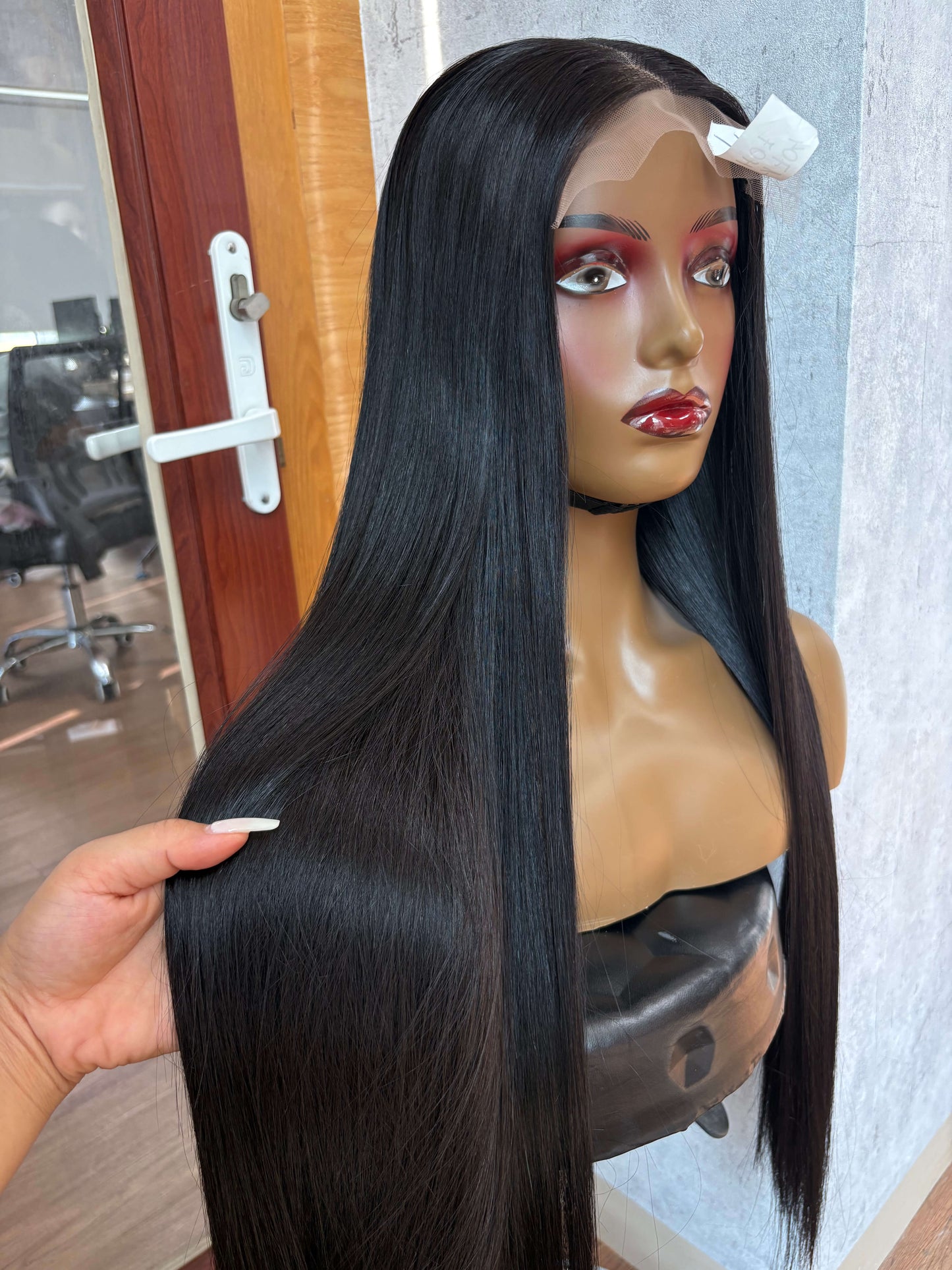 Natural Black Vietnamese Human Hair Wig | 14–28 Inches | SDD / 2x6 / 5x5 / 13x4 Frontal