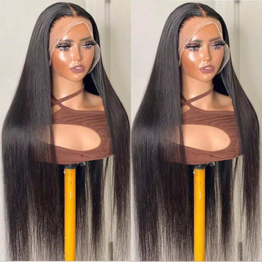 Natural Black Wig for Women – Vietnamese Human Hair, Long Straight 30 Inches