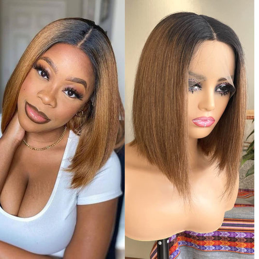 brown bob wig