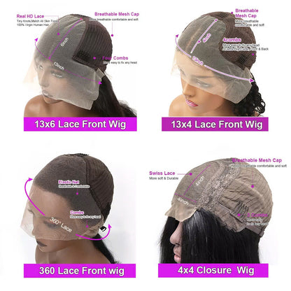 Natural Black Wig for Women – Vietnamese Human Hair, Long Straight 30 Inches