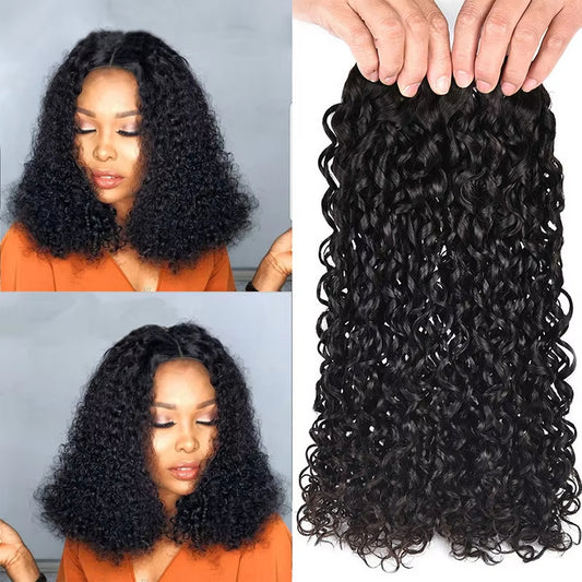 curly human hair bundles​