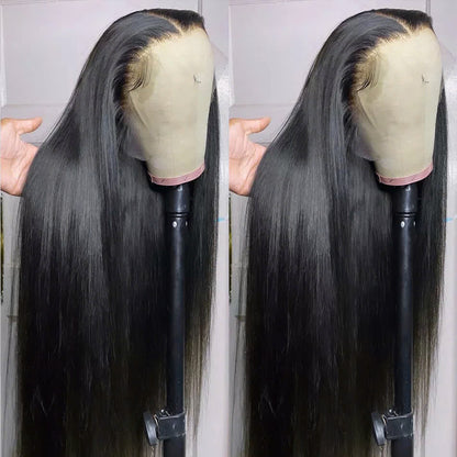 Natural Black Wig for Women – Vietnamese Human Hair, Long Straight 30 Inches