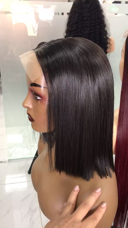 Bob Wig Black Natural Color | Raw Vietnamese Human hair