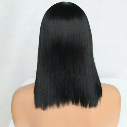 short bob wigs with bangs